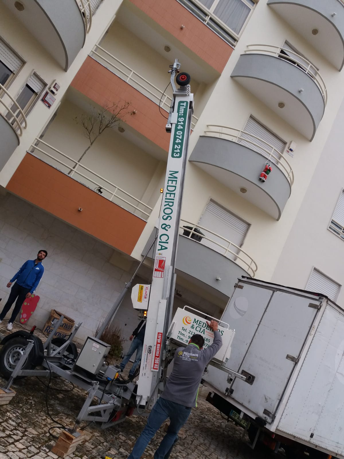 Mudança com Elevador